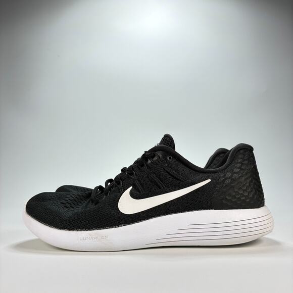 Nike Lunarglide 8 Black Lightweight Lace Running Shoes AA8677-001 Women's Size 7 - Picture 4 of 10